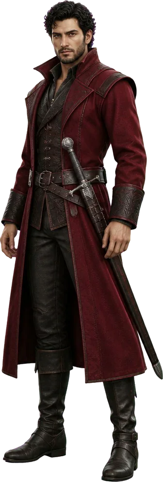 Rodrigo Cepeda, House Brasa, berdiri di lereng dekat menara.